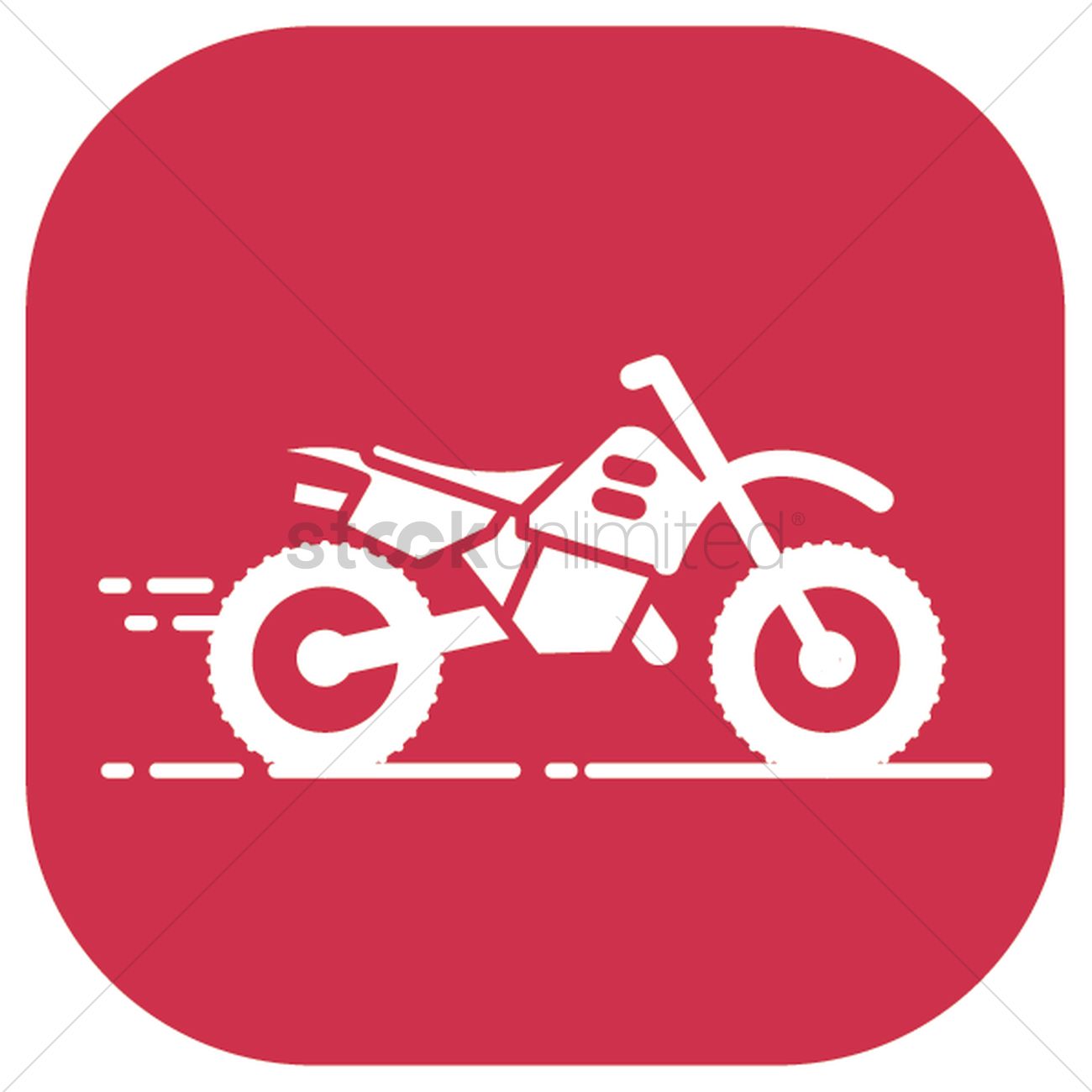 1300x1300 Dirt Bike Vector Image