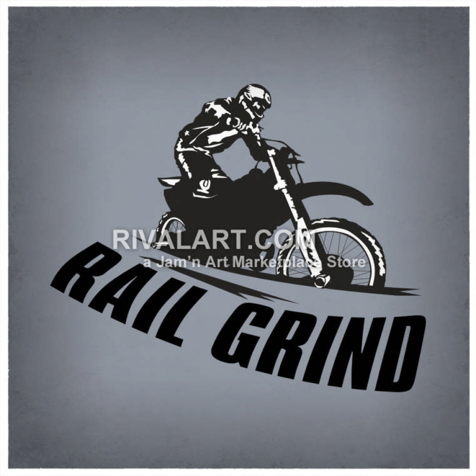 946x946 Motocross Motox Supercross Dirt Bike Logo Design Graphic Rail Grind