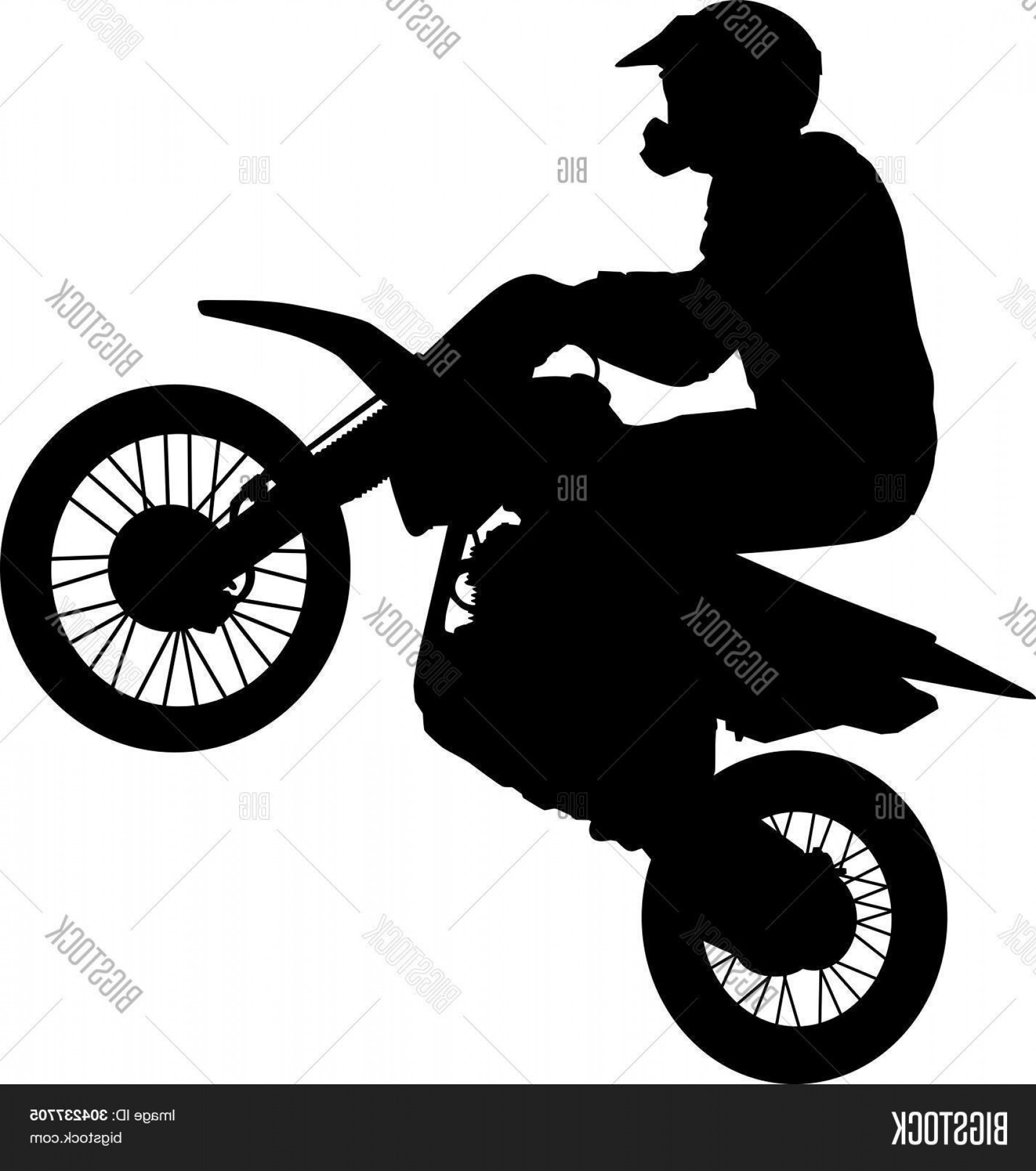 Stock Vector Off Road Dirt Bike Motocross Black Vector Silhouette 1720x1944 Stock Vector Off Road Dirt Bike Motocross Black Vector Silhouette