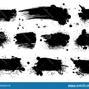 300x300 Ink Splashes Black Inked Splatter Dirt Stain Splattered Spray