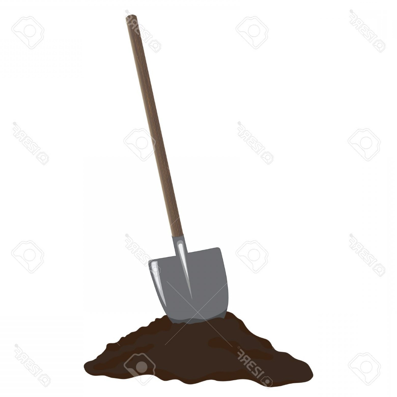 Photoshovel In Heap Of Dirt Vector Image Handandbeak 1560x1560 Photoshovel In Heap Of Dirt Vector Image Handandbeak
