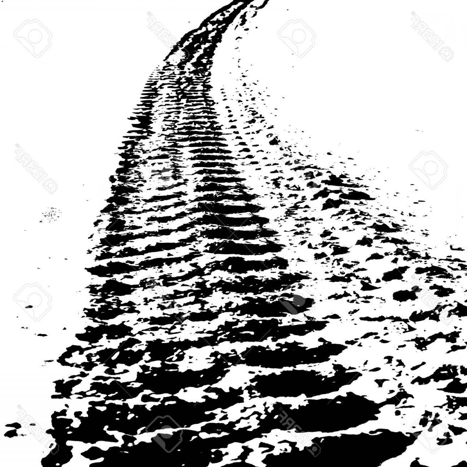 Photostock Vector Grunge Background With Black Tire Track Vector 1560x1560 Photostock Vector Grunge Background With Black Tire Track Vector