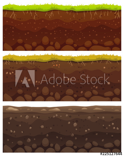 Seamless Soil Layers Layered Dirt Clay, Ground Layer With Stones 395x500 Seamless Soil Layers Layered Dirt Clay, Ground Layer With Stones