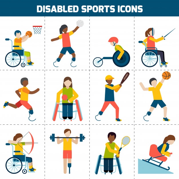 626x626 Disabled Sports Icons Vector Free Download