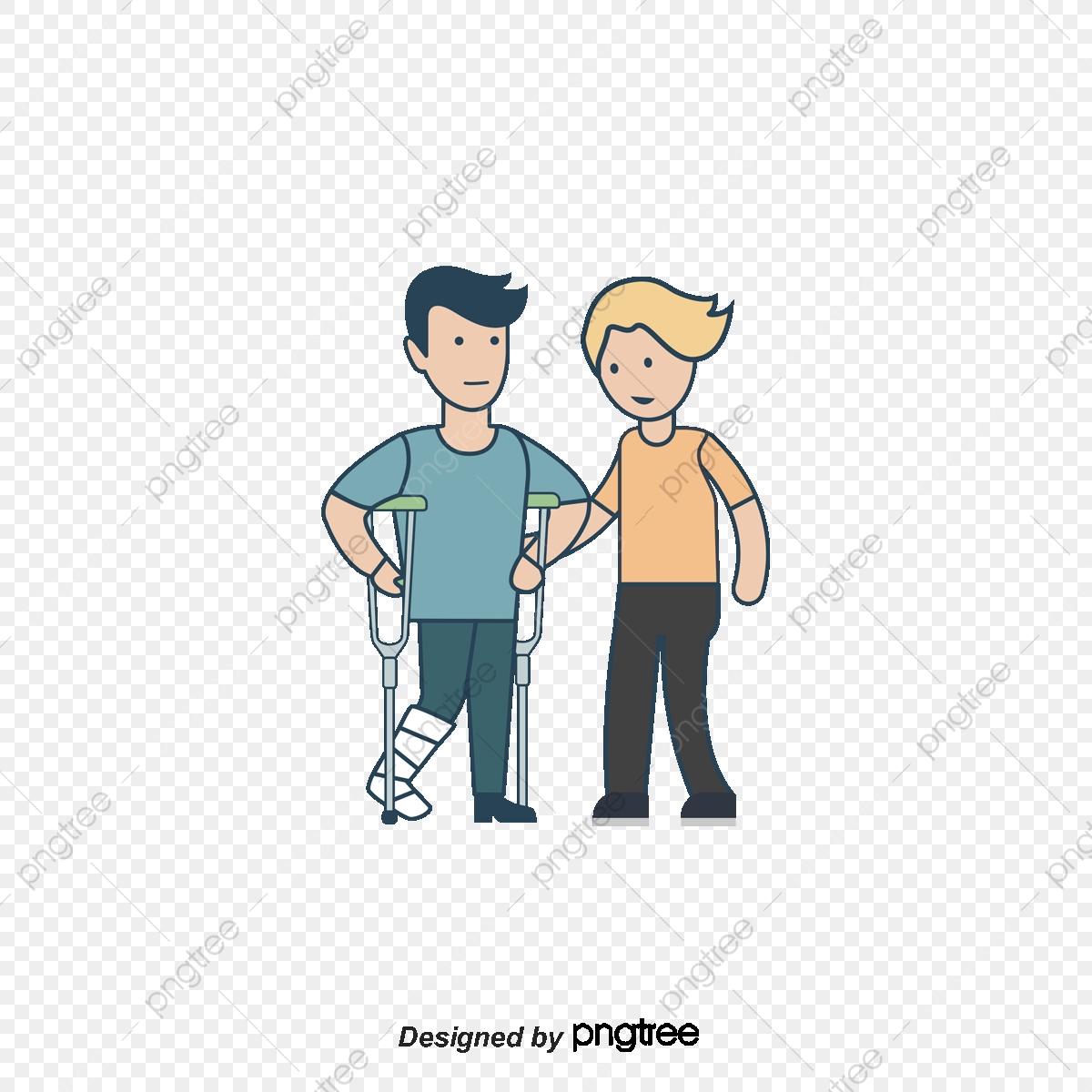 1200x1200 Help Disabled Vector, Hand, A Cane, Short Hair Png Transparent