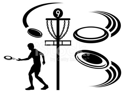 400x300 Disc Golf Symbols Stock Vectors