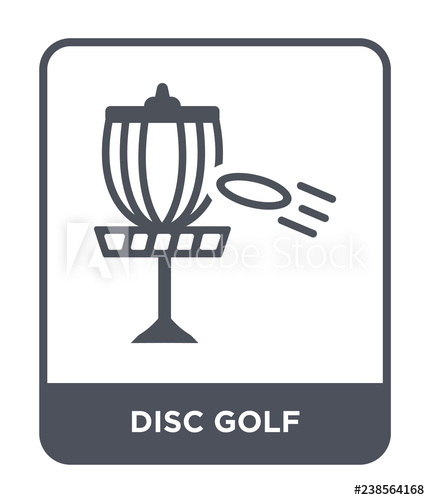 430x500 Disc Golf Icon Vector