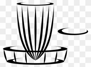 320x234 Decal, Sticker, Silhouette Files, Disc Golf Basket