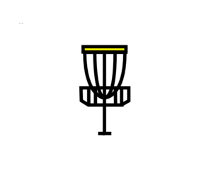 298x258 Disc Golf Basket Clip Art