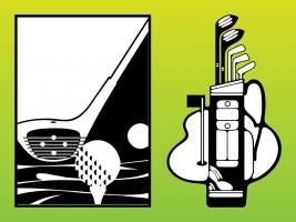 267x200 Disc Golf Free Vector Graphic Art Free Download