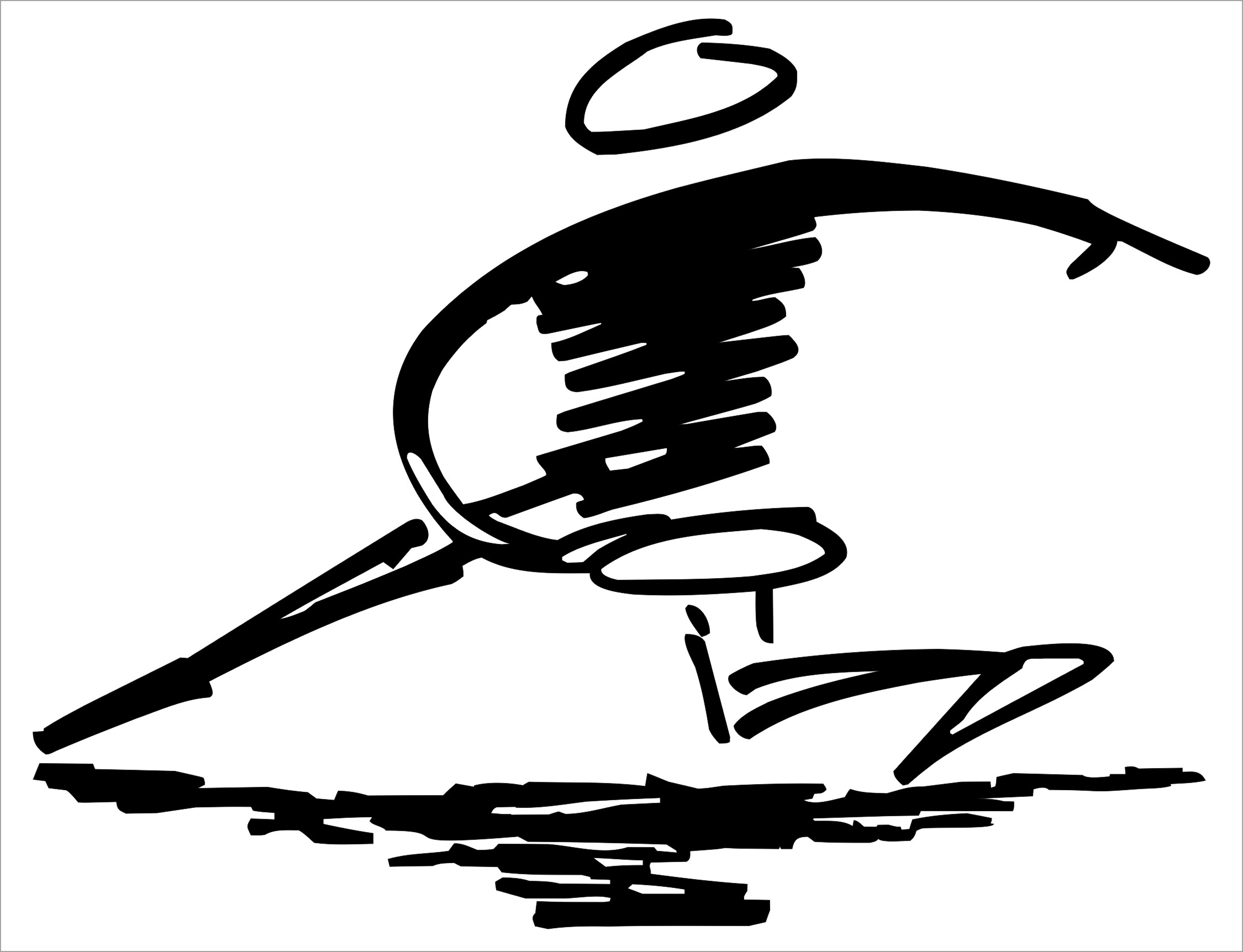 2250x1724 Disc Golf Clip Art