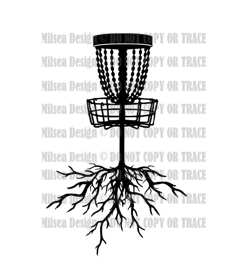 Disc Golf Vector Art at Collection of
