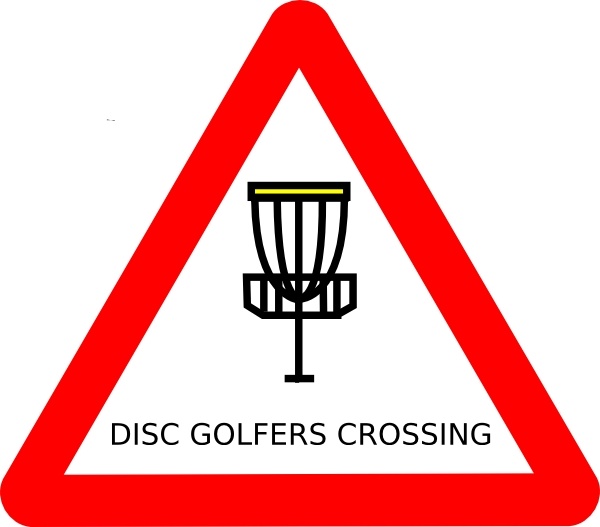 600x527 Mat Cutler Disc Golf Roadsign Clip Art Free Vector In Open Office