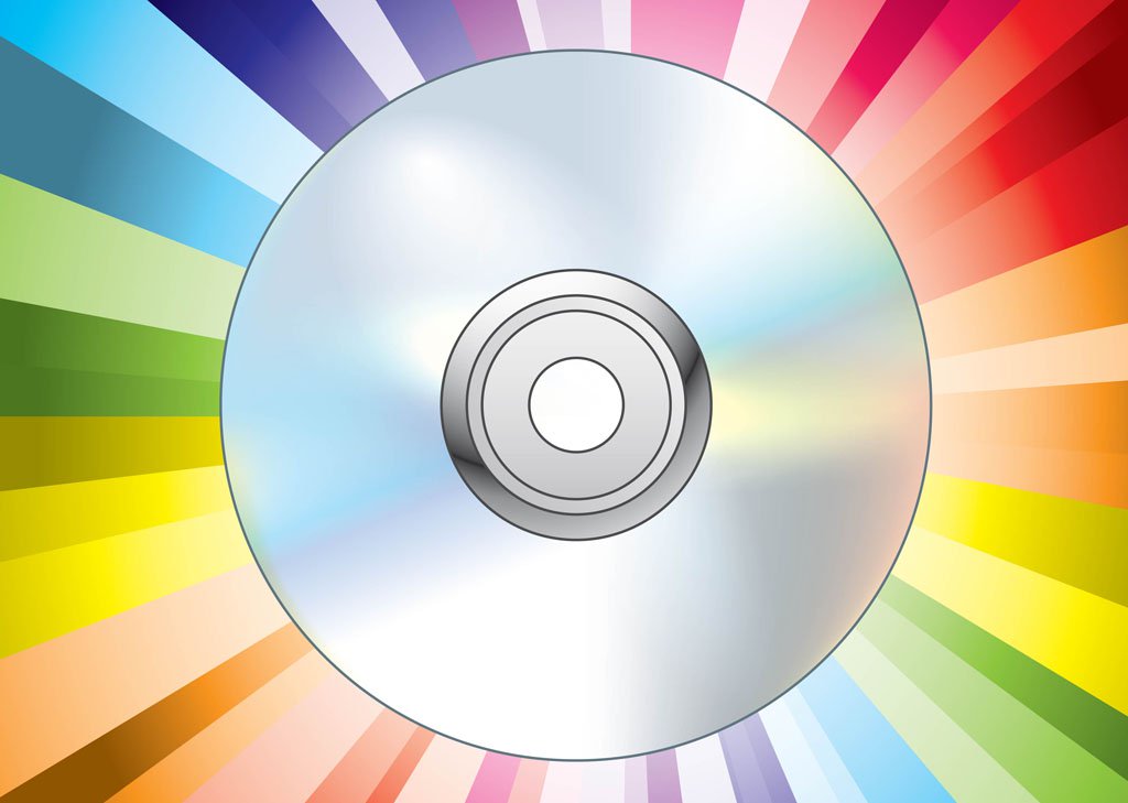 1024x729 Cd Dvd Disc Vector Vector Art Graphics