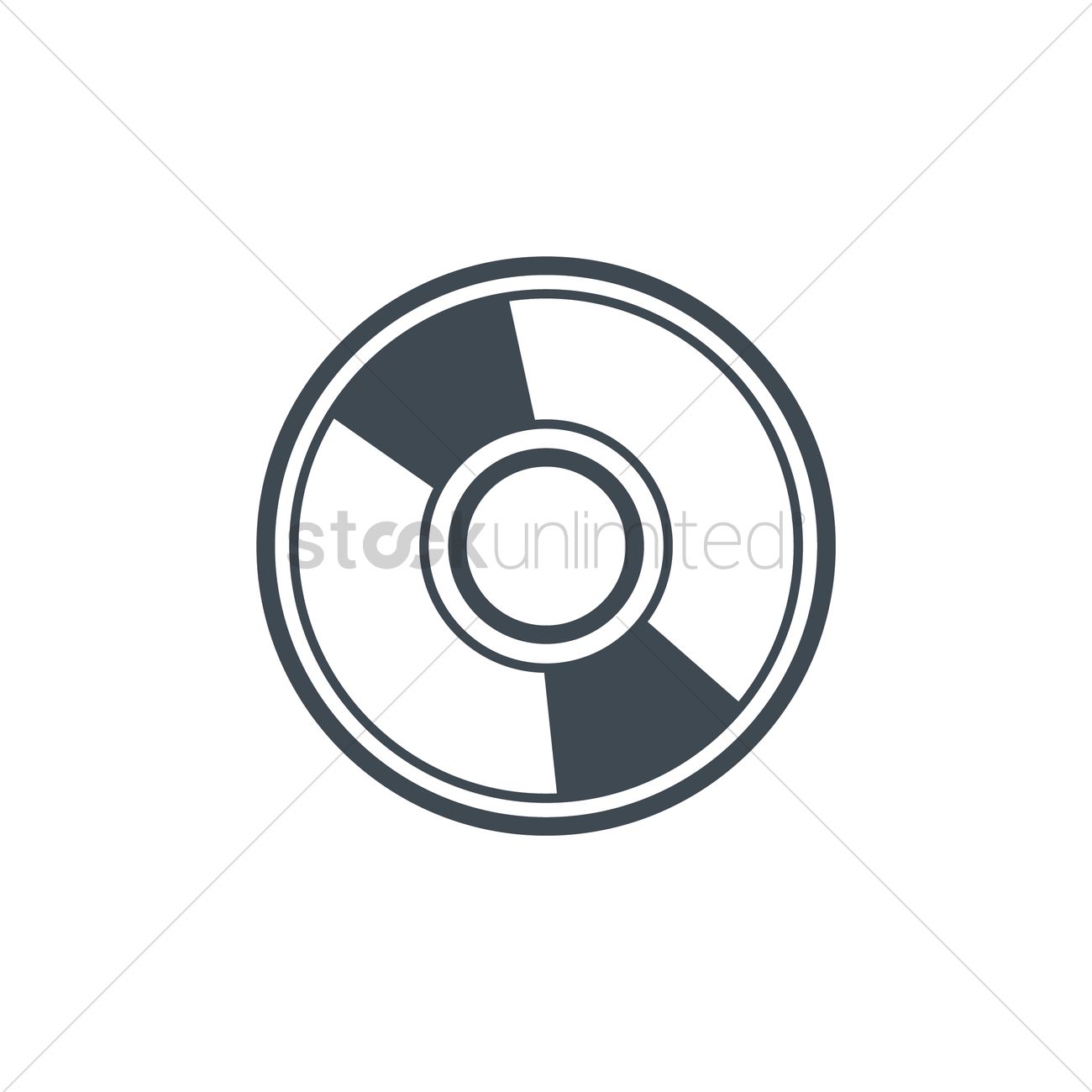 1300x1300 Compact Disc Vector Image