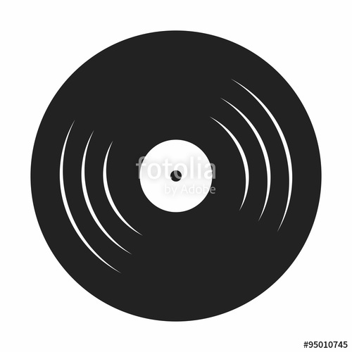 500x500 Disc Dj Icon Logo Stock Image And Royalty Free Vector