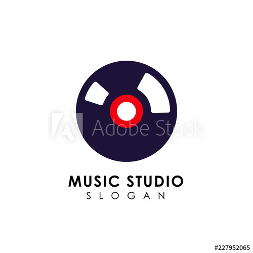 500x500 Vinyl Disc Vector Icon Symbol Design Vinyl Music Logo Design
