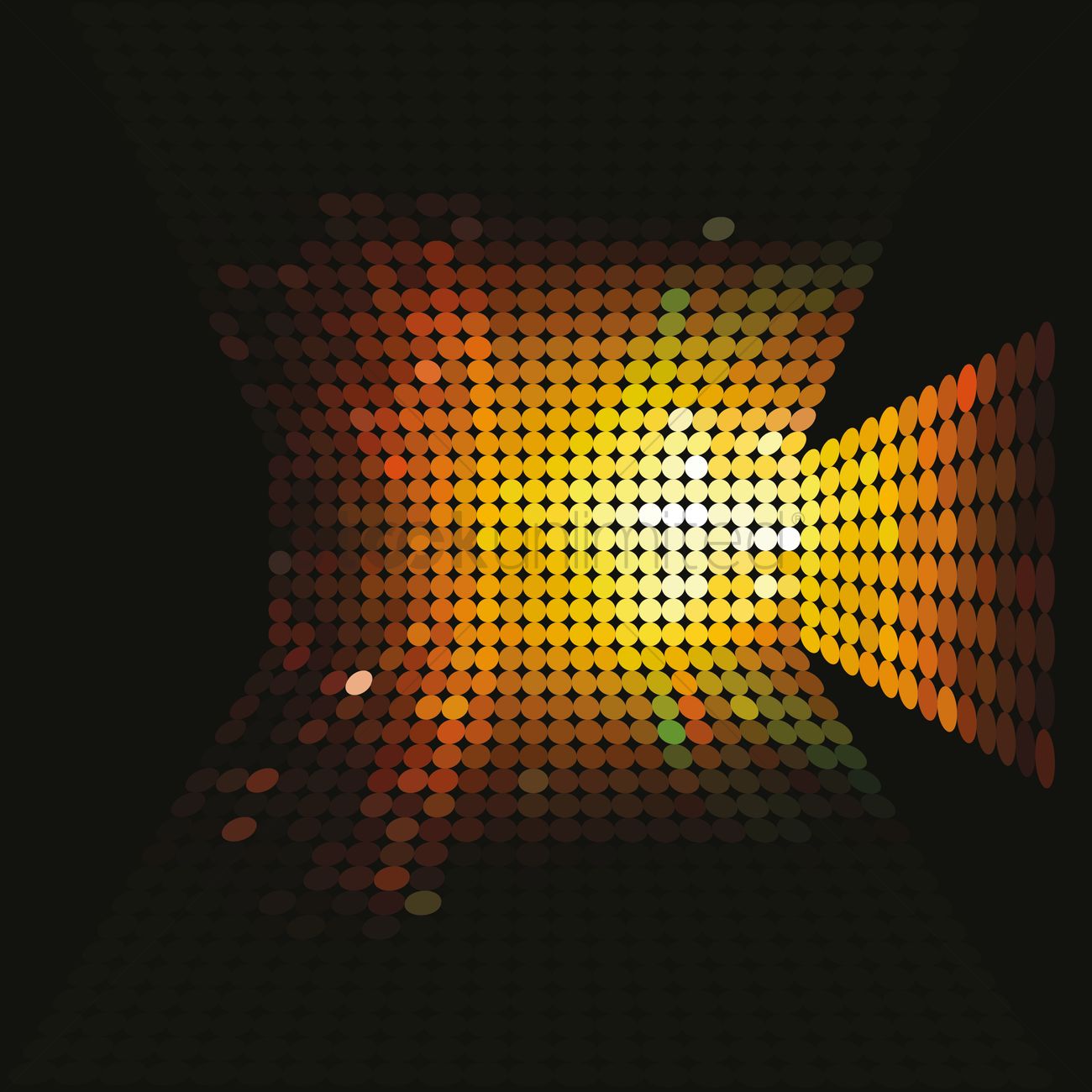 1300x1300 Disco Background Vector Image