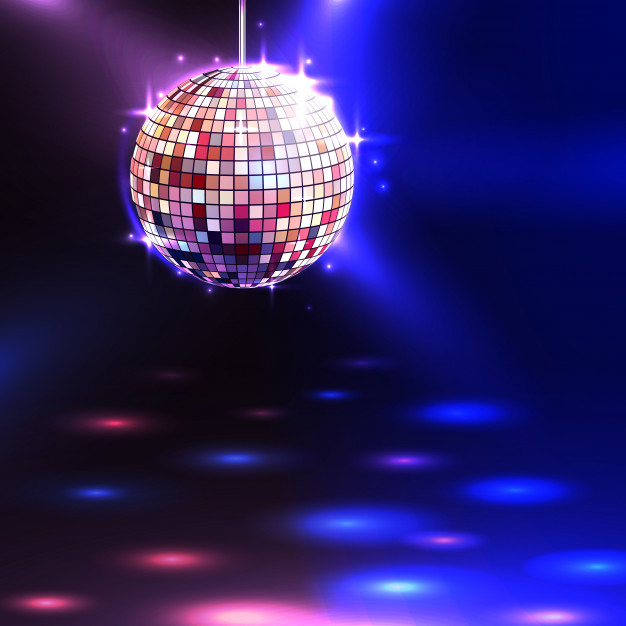 626x626 Disco Ball Background Vector Free Download