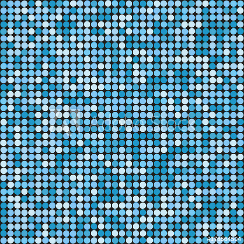 500x500 Holiday Seamless Blue Glittering Disco Background Vector Design