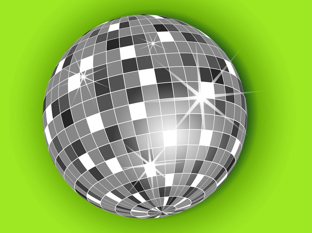 1024x767 Disco Ball Vector
