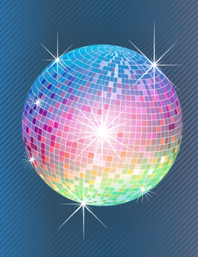 284x368 Disco Ball Vector Art Free Vector Download