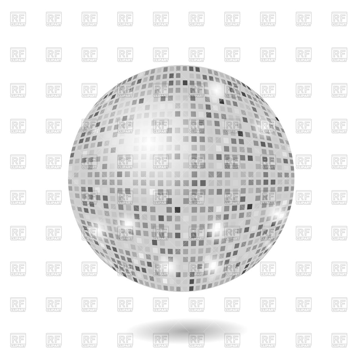 1200x1200 Grey Mosaic Sphere