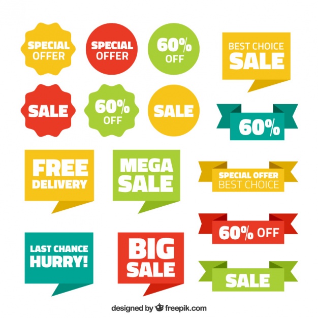 Colorful Discount Badges Vector Free Download 626x626 Colorful Discount Badges Vector Free Download