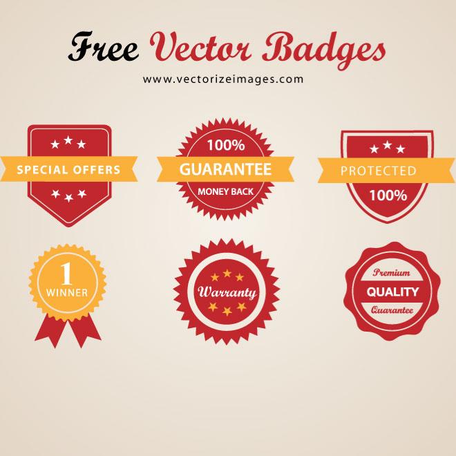 Free Vector Badges 660x660 Free Vector Badges