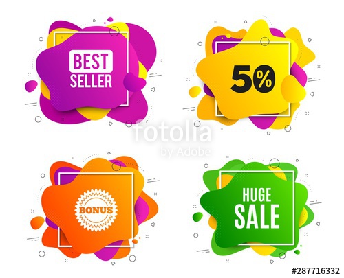 Huge Sale Liquid Shape, Various Colors Special Offer Price Sign 500x405 Huge Sale Liquid Shape, Various Colors Special Offer Price Sign