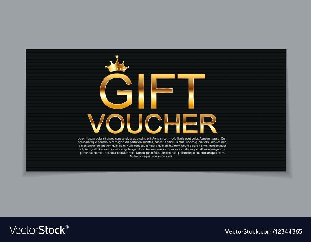 1000x780 Gift Voucher Template For Discount Coupon Vector Image Word
