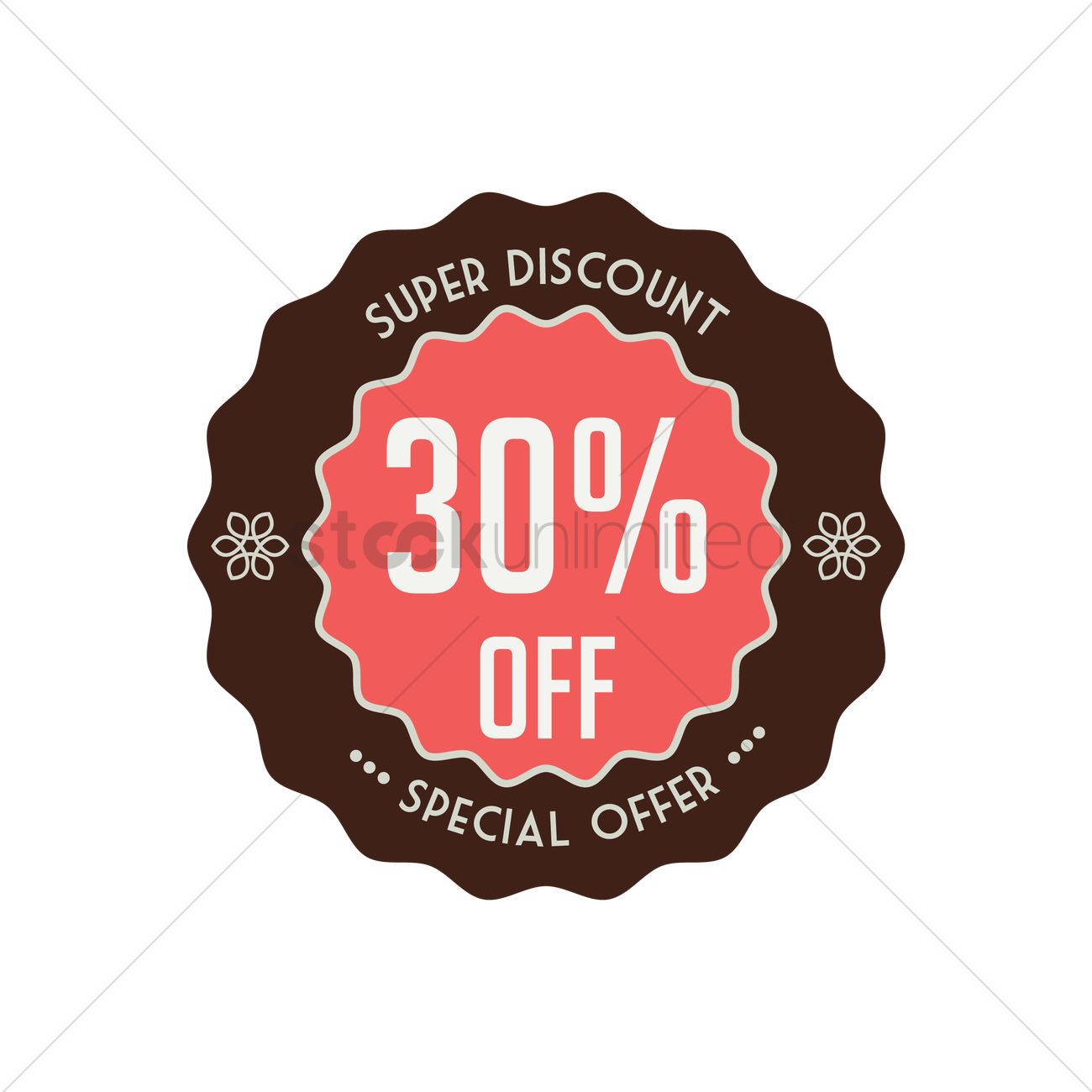 1300x1300 Super Discount Label Vector Image