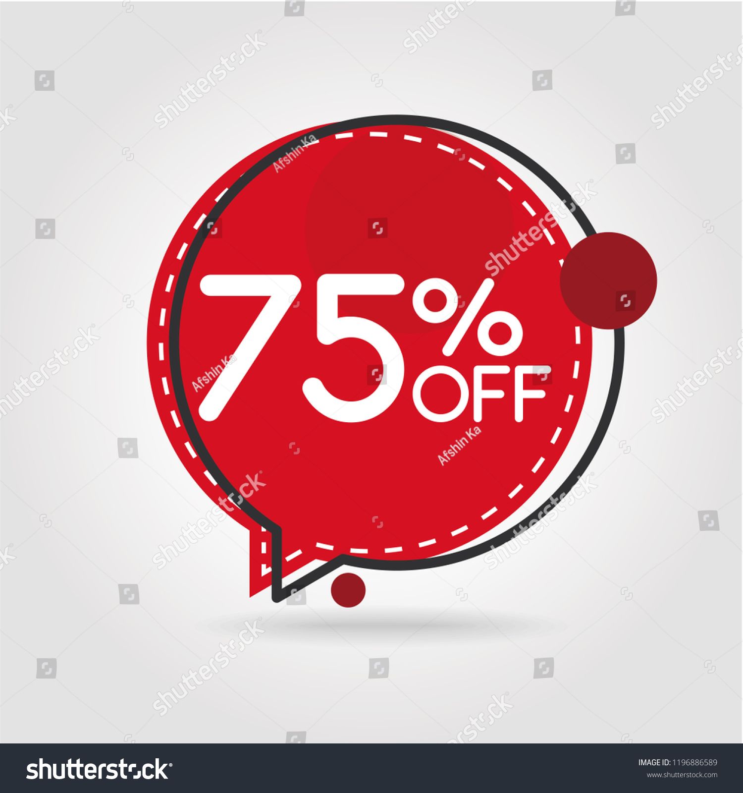 1500x1600 Off Discount Sticker Sale Red Tag Isolated Vector Illustration