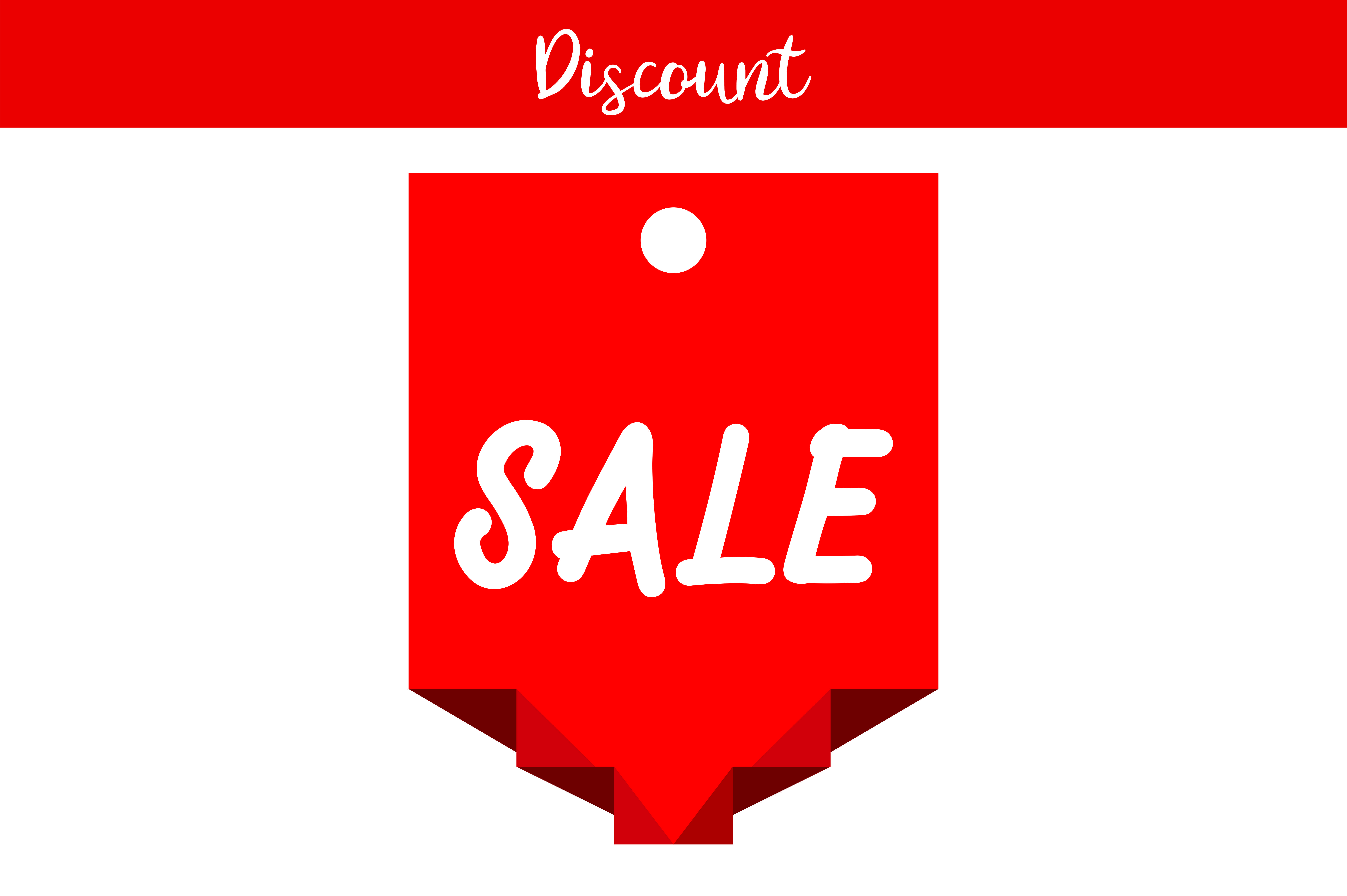 7514x5000 Label Discount Vector Graphic