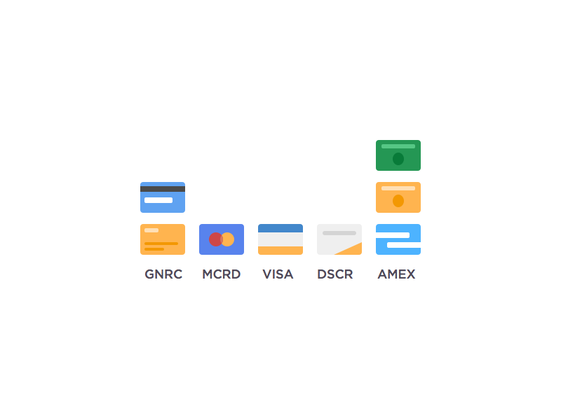 800x600 Vector Credit Cards Sketch