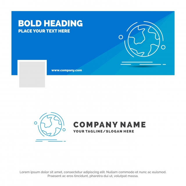 640x640 Blue Business Logo Template For Globe,world,discover,connecti