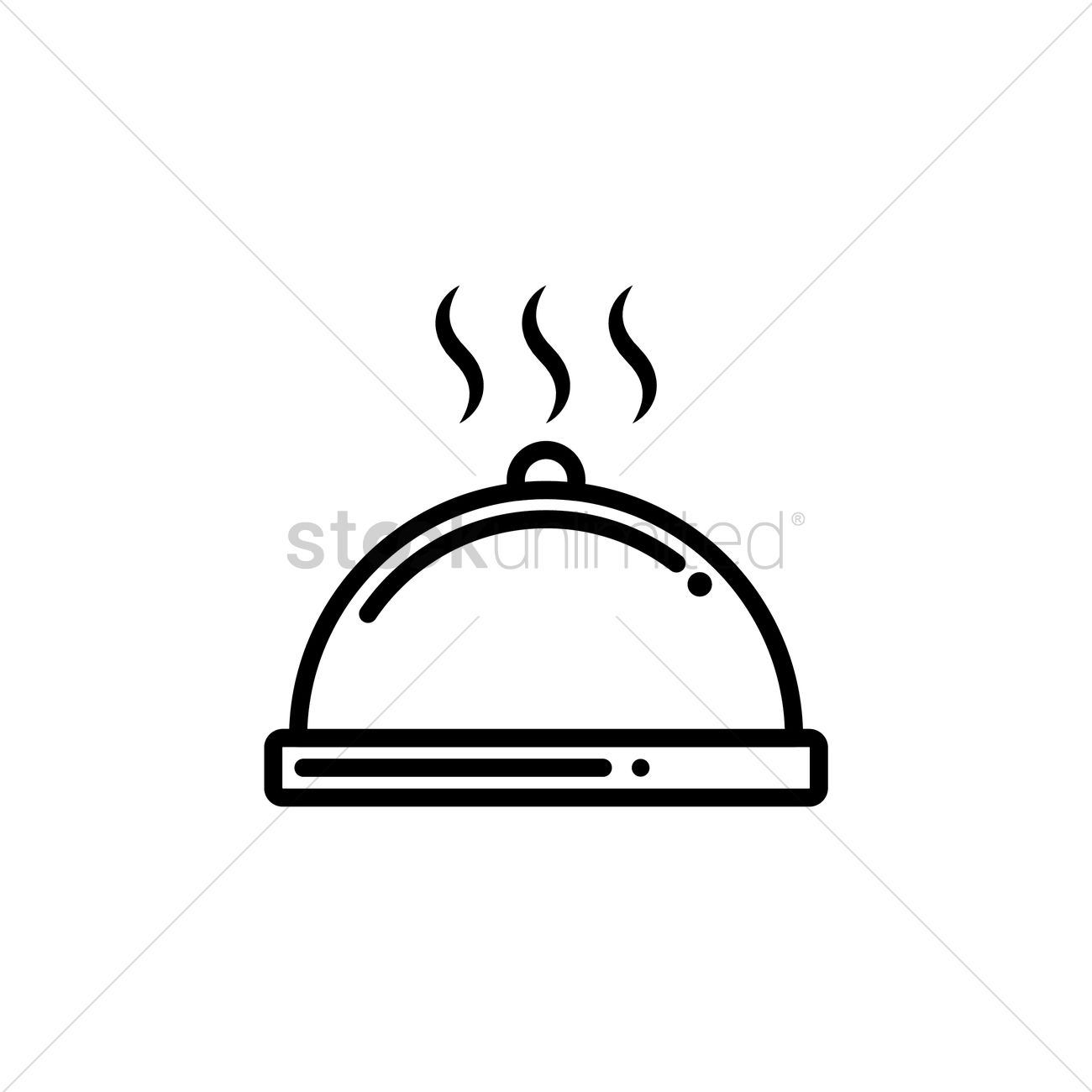 1300x1300 Hot Dish Vector Image