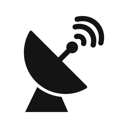 490x490 Satellite Dish Vector Icon