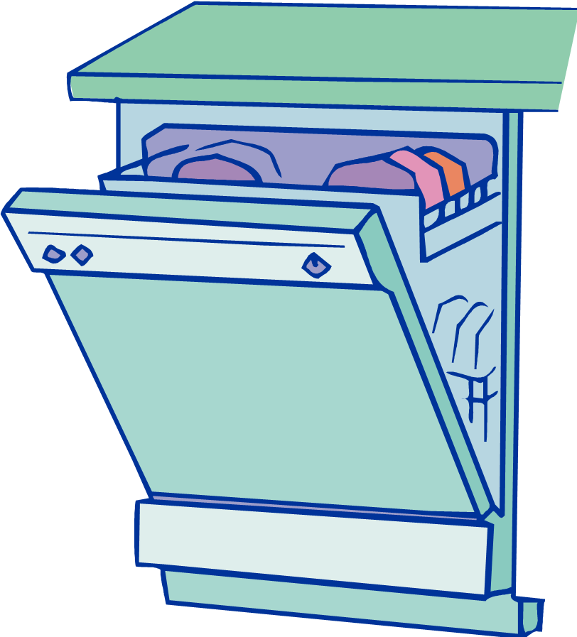 812x897 Icon Dishwasher Vector