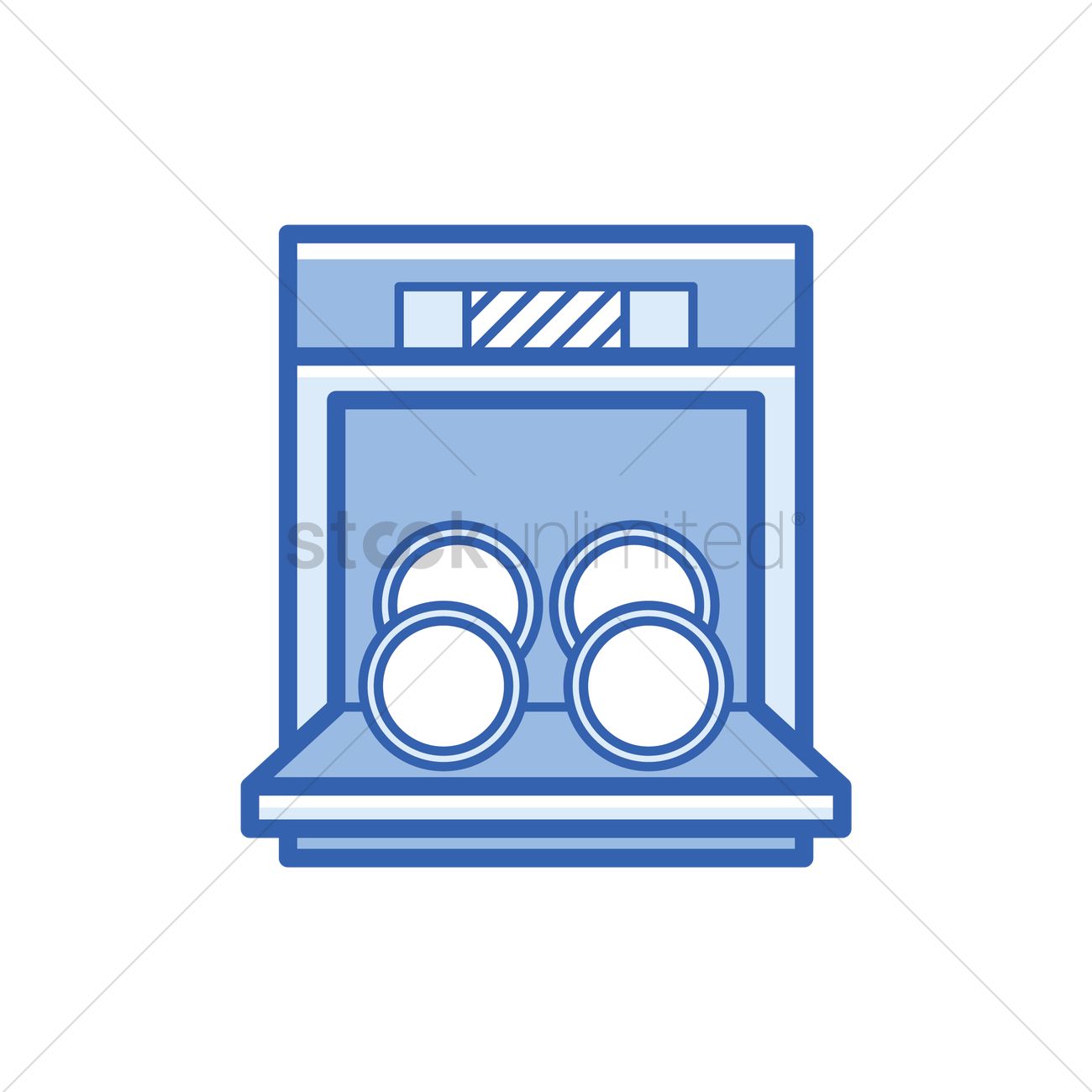 1300x1300 Dishwasher Vector Image