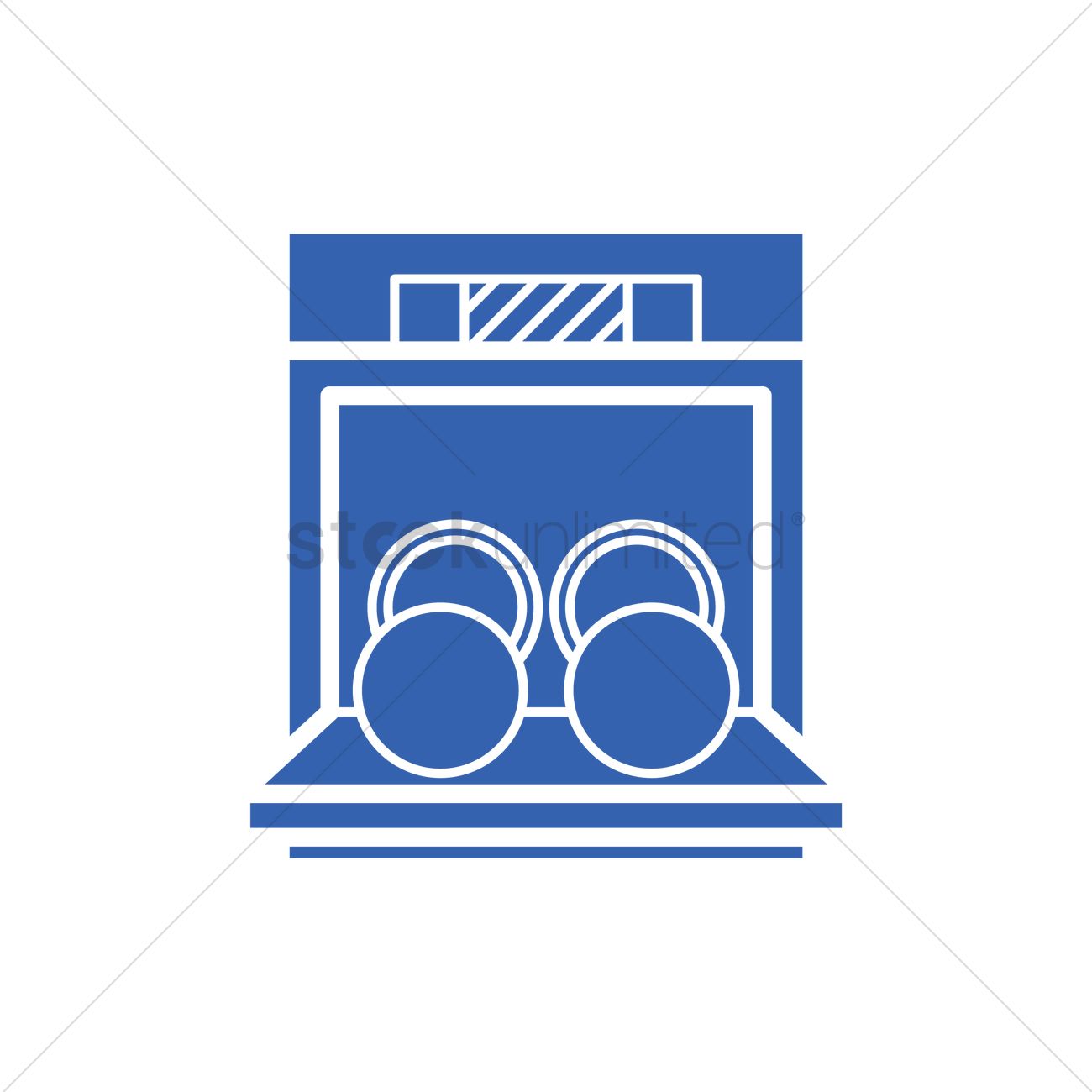 1300x1300 Dishwasher Vector Image