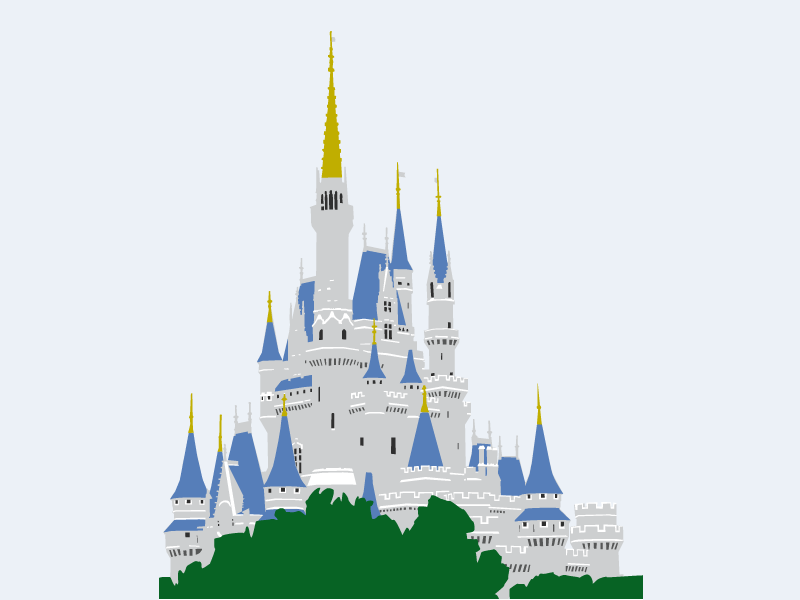 Free Free 185 Cinderella Castle Disney World Svg SVG PNG EPS DXF File