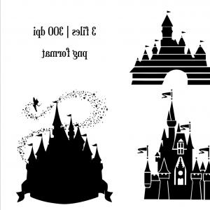 Disney Castle Silhouette Vector at Vectorified.com | Collection of ...