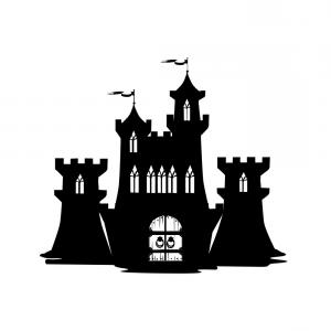 300x300 Silhouette Of A Fairy Castle Vector Hoodamathrun