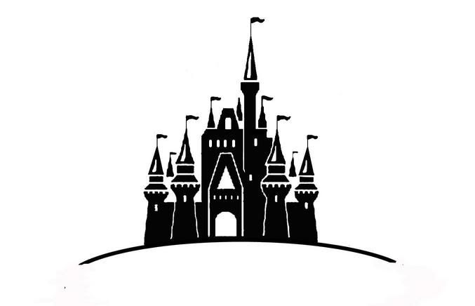 677x436 Disney Castle Black White Clipart Png And Cliparts For Free