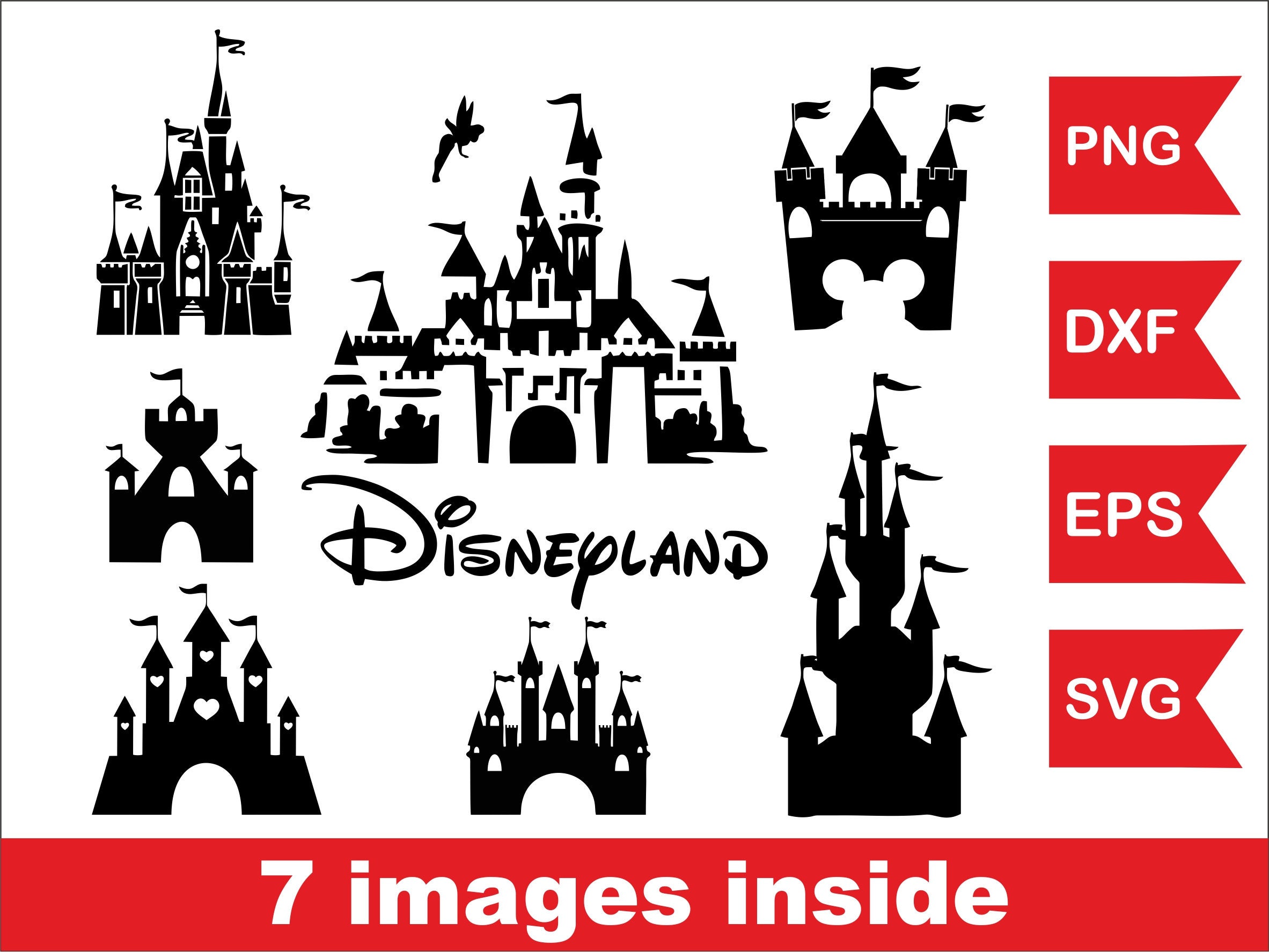 2365x1775 Disney Castle Decal Disney Castle Clipart Disney Etsy