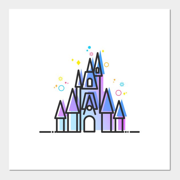 630x630 Fairytale Magic Castle Vector Artwork