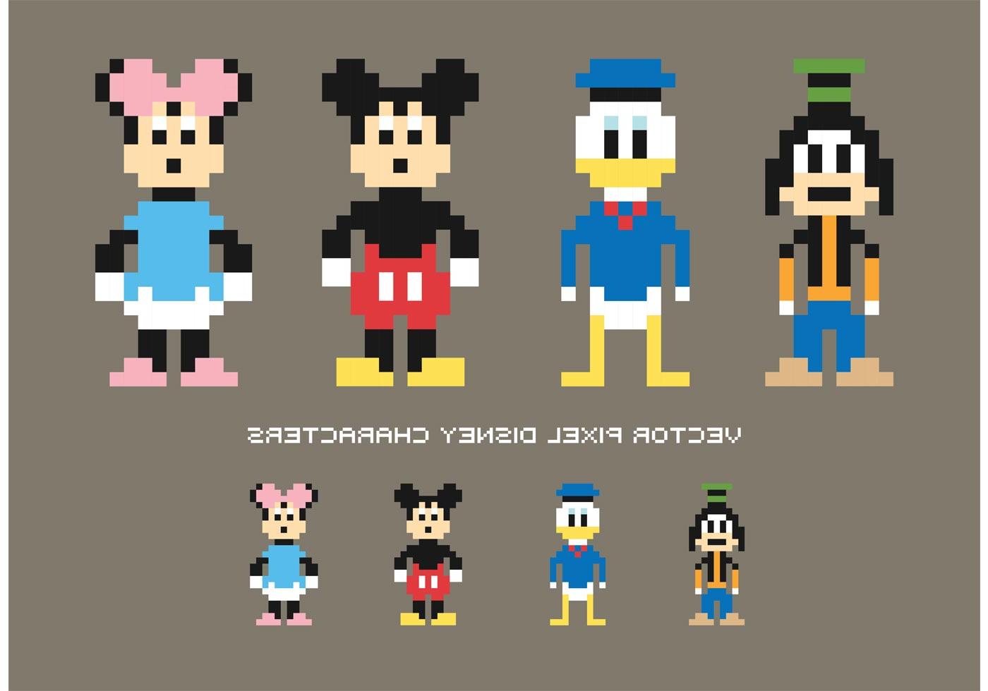 1400x980 Best Free Disney Animated Characters Vector Design Free Vector