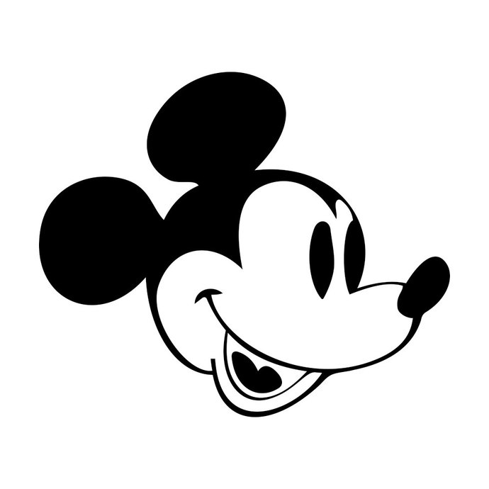 690x690 Mickey Mouse Head Disney Graphics Design