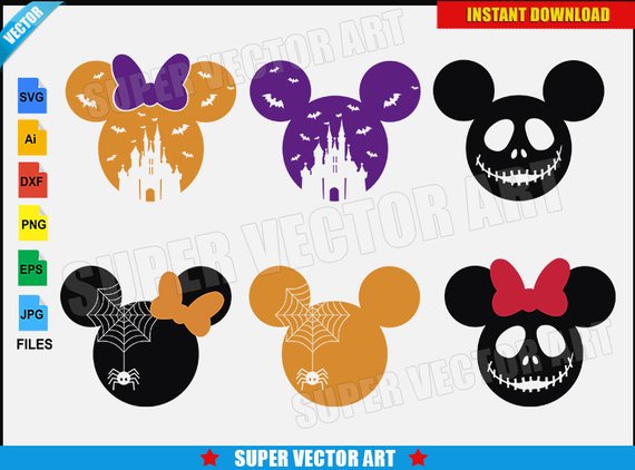 570x422 Disney Inspired Halloween Mickey Minnie Mouse